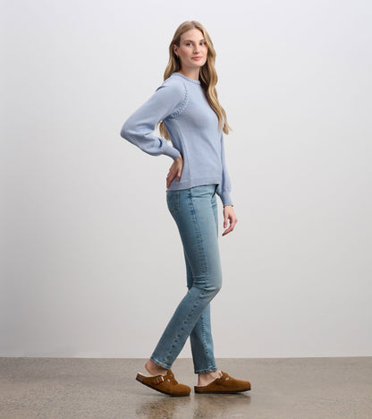 Braided Sweater - Bright Denim Blue - Hatley Women