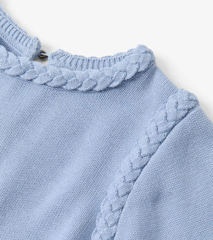 Braided Sweater - Bright Denim Blue - Hatley Women