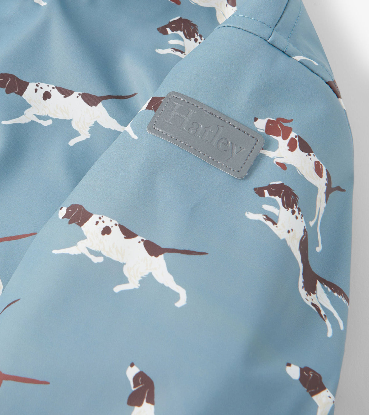 Boys Hunting Dogs Sherpa Lined Zip-Up Rain Jacket - Hatley Boys