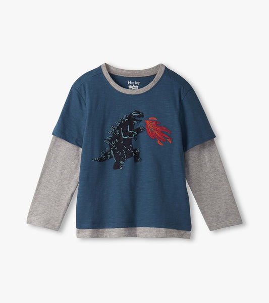 Boys Monster Fooler Long Sleeve T-Shirt - Hatley Boys