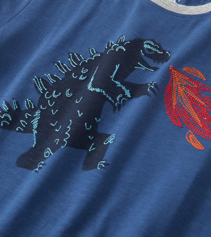 Boys Monster Fooler Long Sleeve T-Shirt - Hatley Boys