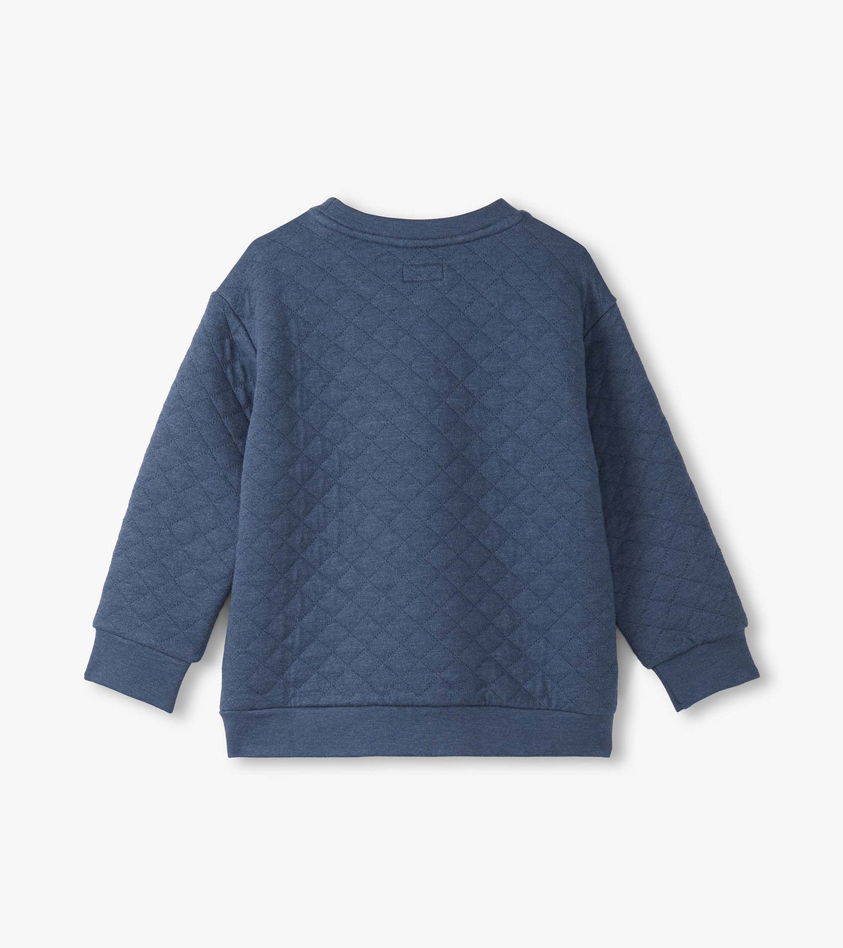 Boys Ensign Blue Quilted Pullover - Hatley Boys