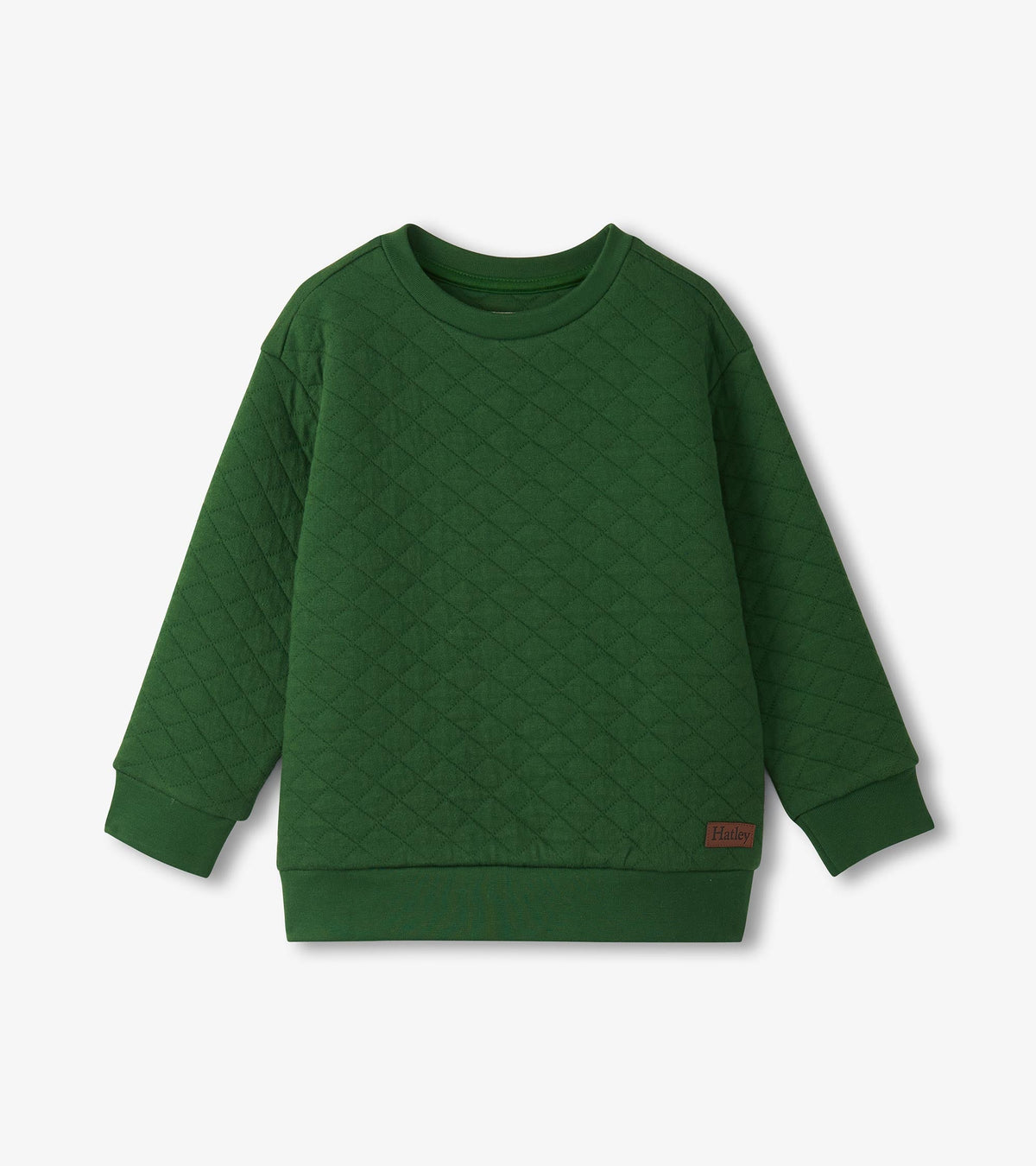Boys Eden Green Quilted Pullover - Hatley Boys