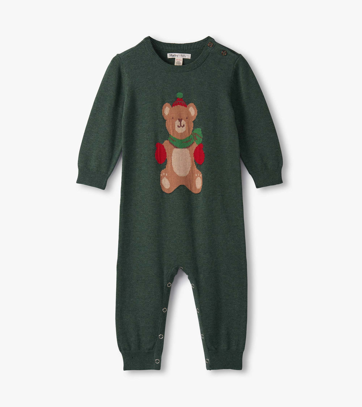 Baby Boys Teddy Bear Sweater Romper - Hatley Baby & Toddler
