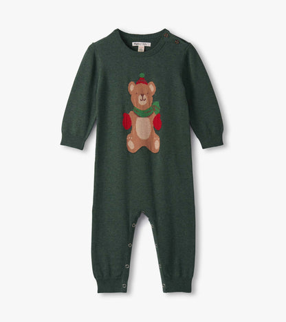 Baby Boys Teddy Bear Sweater Romper - Hatley Baby & Toddler
