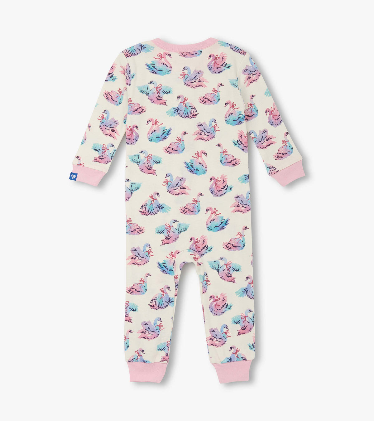 Baby Girls Elegant Swans Cotton Sleeper - Hatley Baby & Toddler