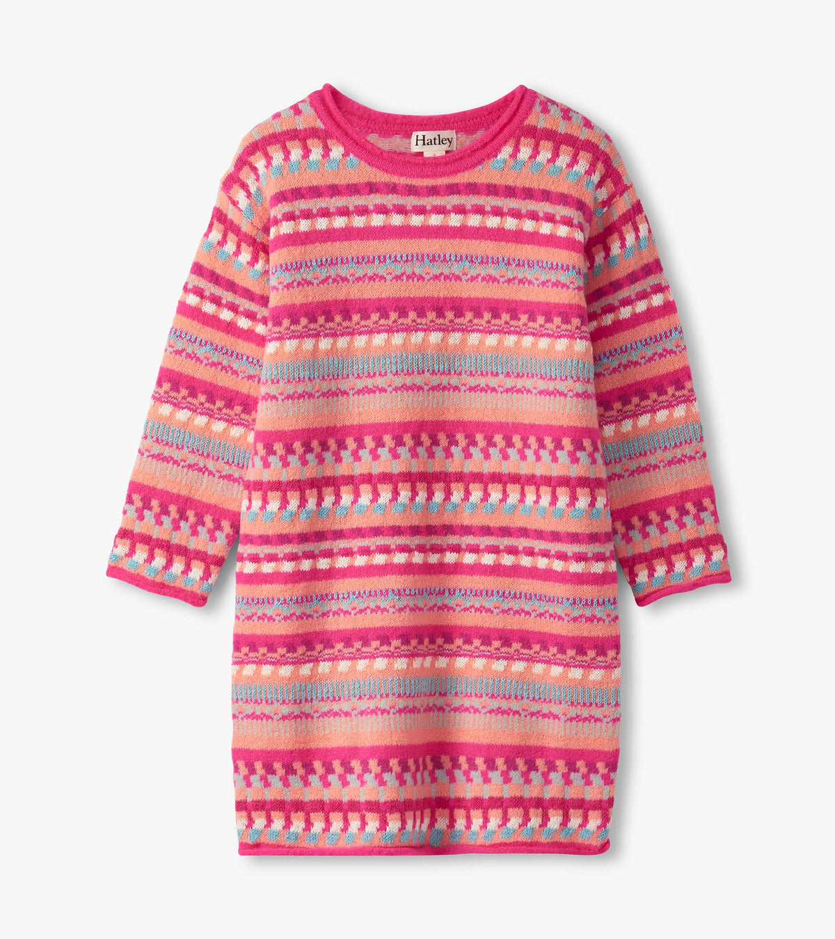 Girls Sunset Stripe Sweater Dress - Hatley Girls