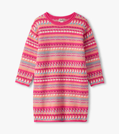 Girls Sunset Stripe Sweater Dress - Hatley Girls