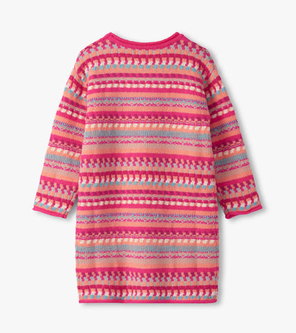 Girls Sunset Stripe Sweater Dress - Hatley Girls
