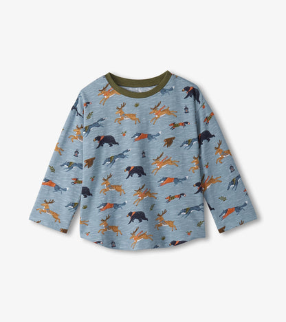 Baby & Toddler Boys Forest Animals Graphic Lounge Set - Hatley Baby & Toddler
