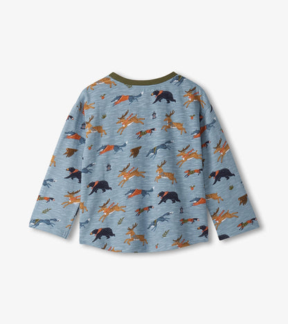 Baby & Toddler Boys Forest Animals Graphic Lounge Set - Hatley Baby & Toddler