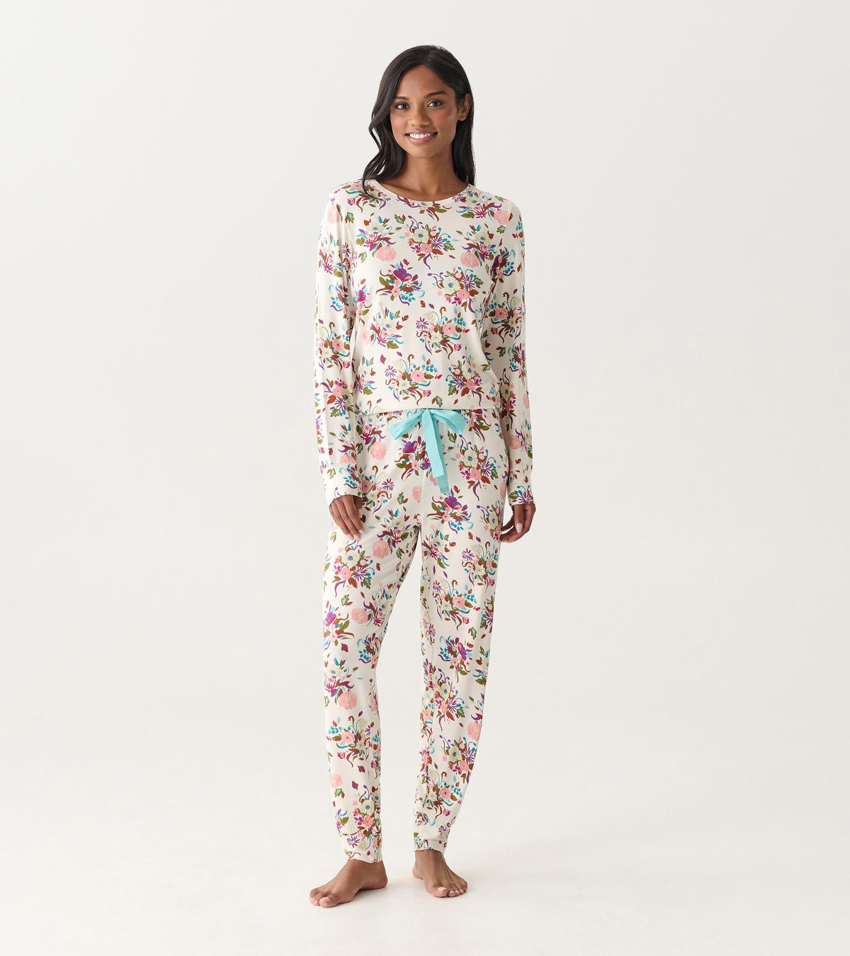 Women's Fall Floral Bamboo Pajama Set - Hatley Women