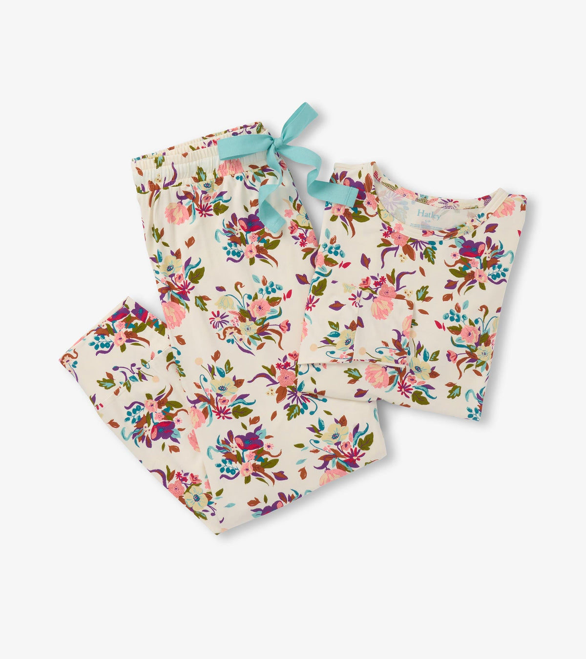 Women's Fall Floral Bamboo Pajama Set - Hatley Women
