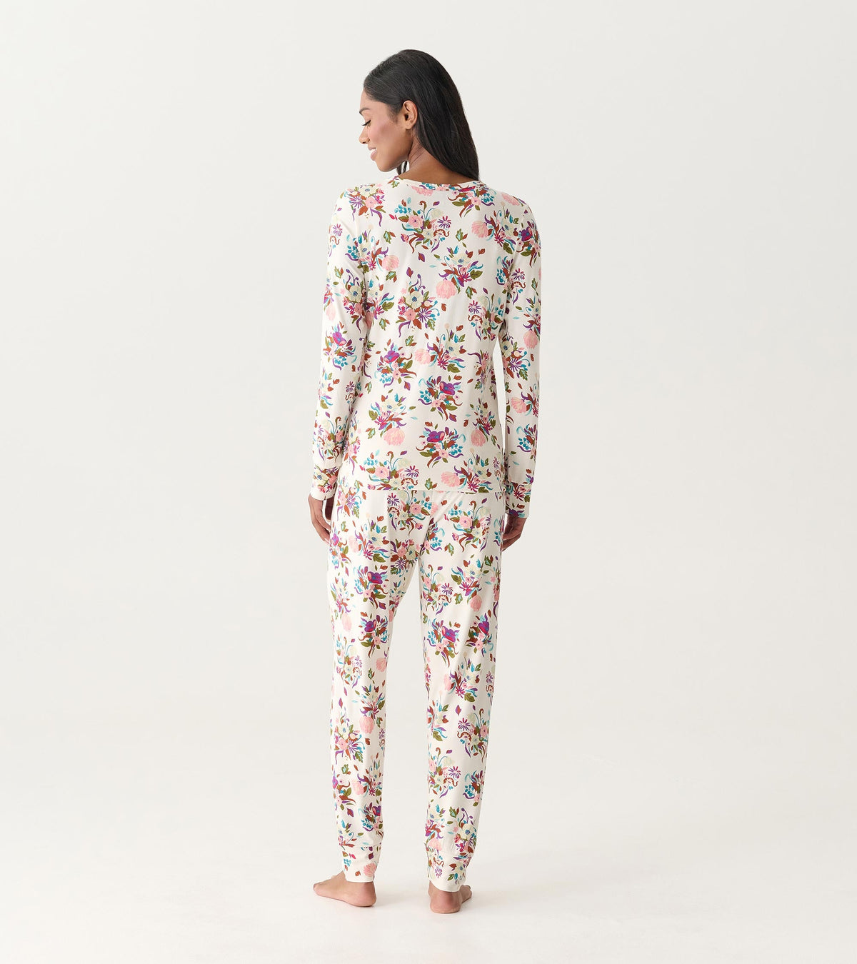 Women's Fall Floral Bamboo Pajama Set - Hatley Women