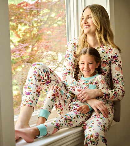 Women's Fall Floral Bamboo Pajama Set - Hatley Women