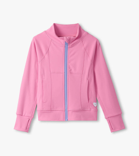 Girls Fuchsia Pink Active Jacket - Hatley Girls