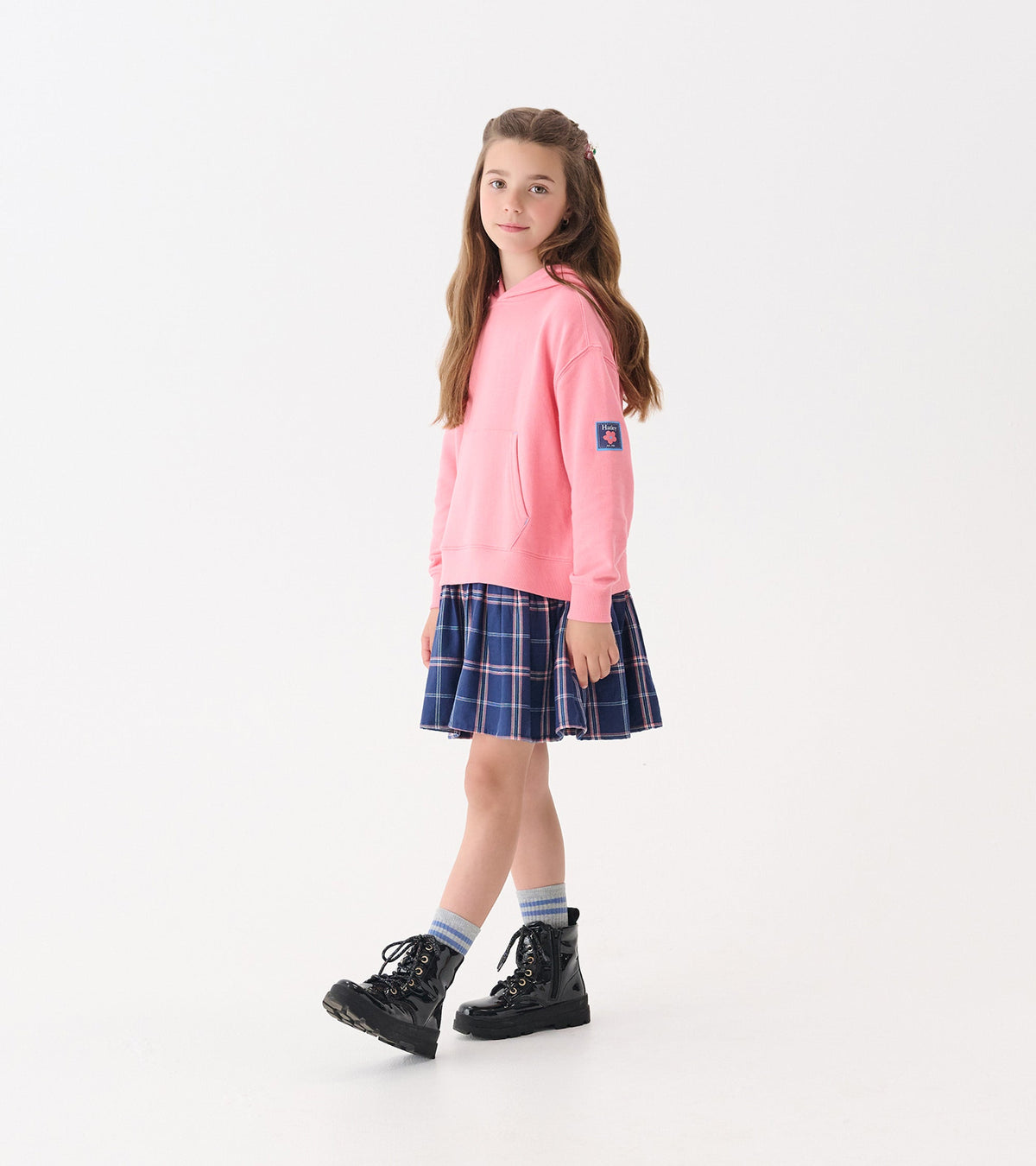 Girls Preppy Plaid Mixed Match Dress - Hatley Girls