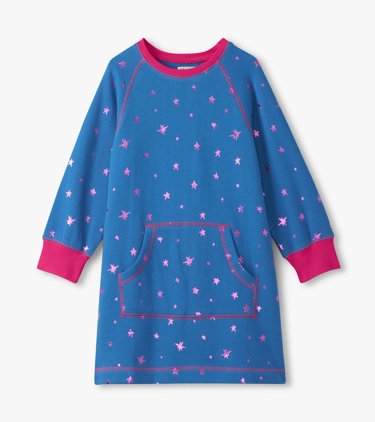 Girls Foil Stars Sweater Dress - Hatley Girls