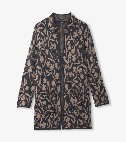 Sweater Blazer - Floral Vines - Hatley Women