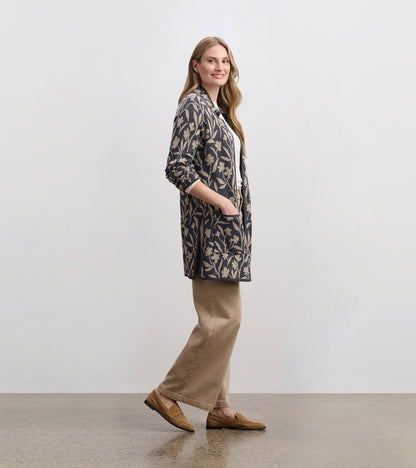 Sweater Blazer - Floral Vines - Hatley Women