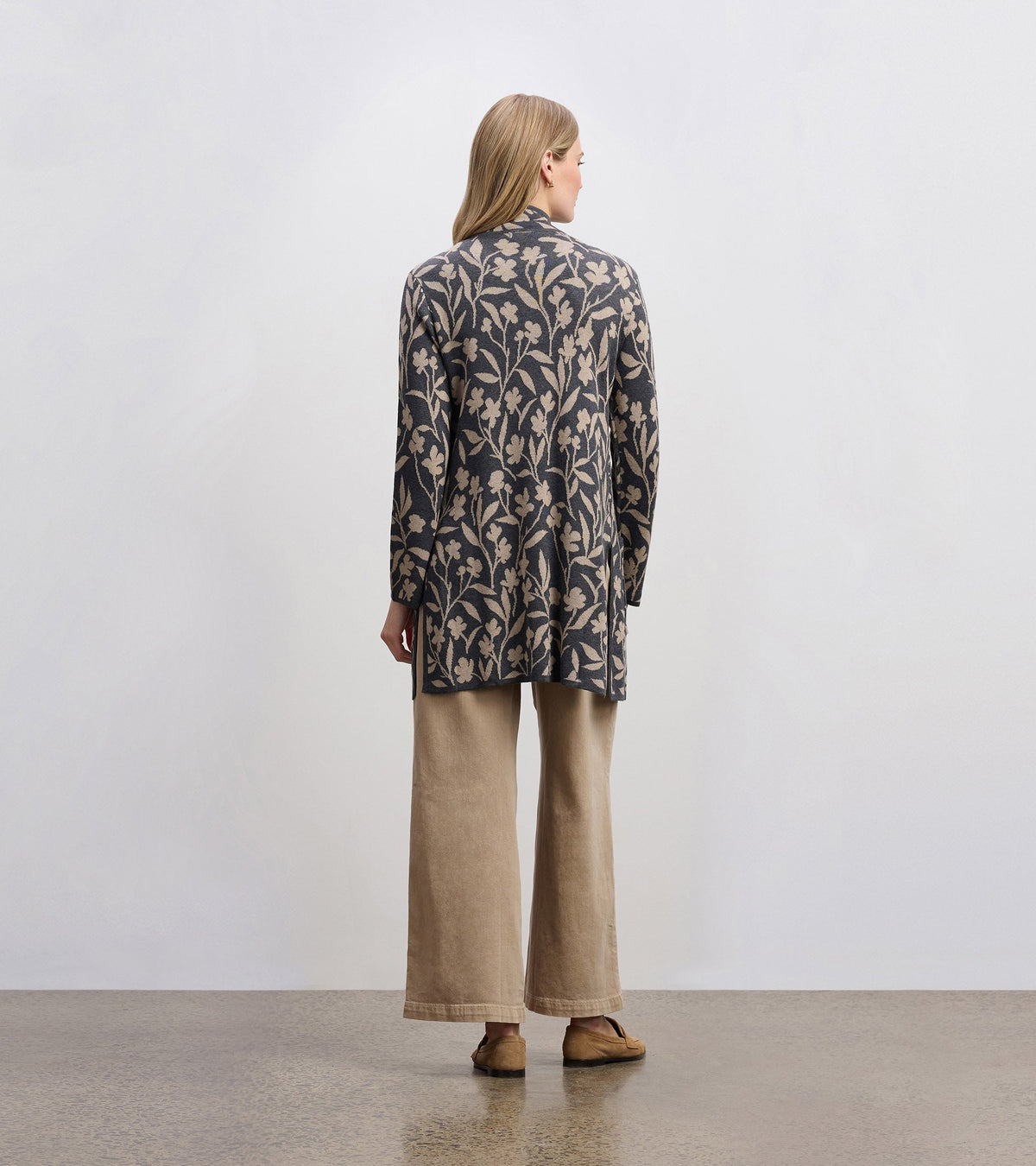Sweater Blazer - Floral Vines - Hatley Women