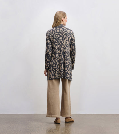 Sweater Blazer - Floral Vines - Hatley Women