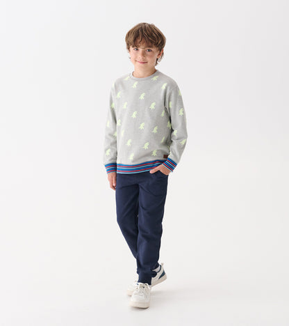 Boys Monster Glow in the Dark Pullover Sweatshirt - Hatley Boys