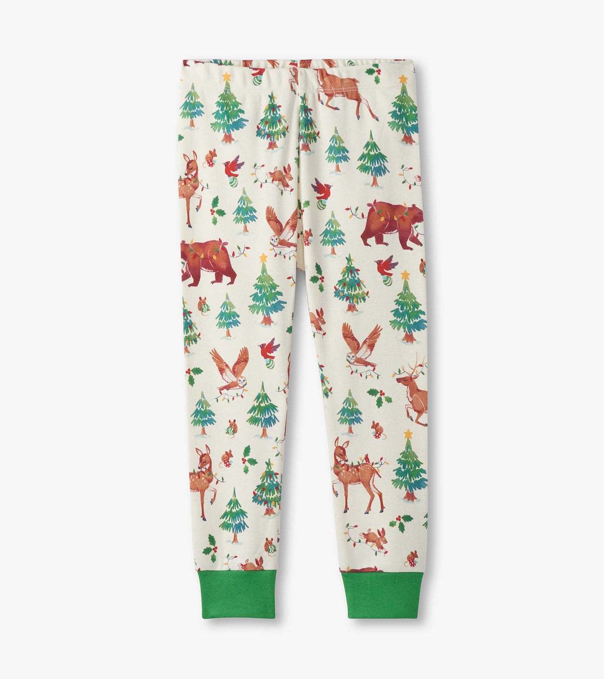Girls Holiday Animals Cotton Pajama Set - Hatley Girls