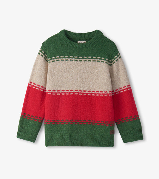 Boys Holiday Combo Crew Neck Sweater - Hatley Boys