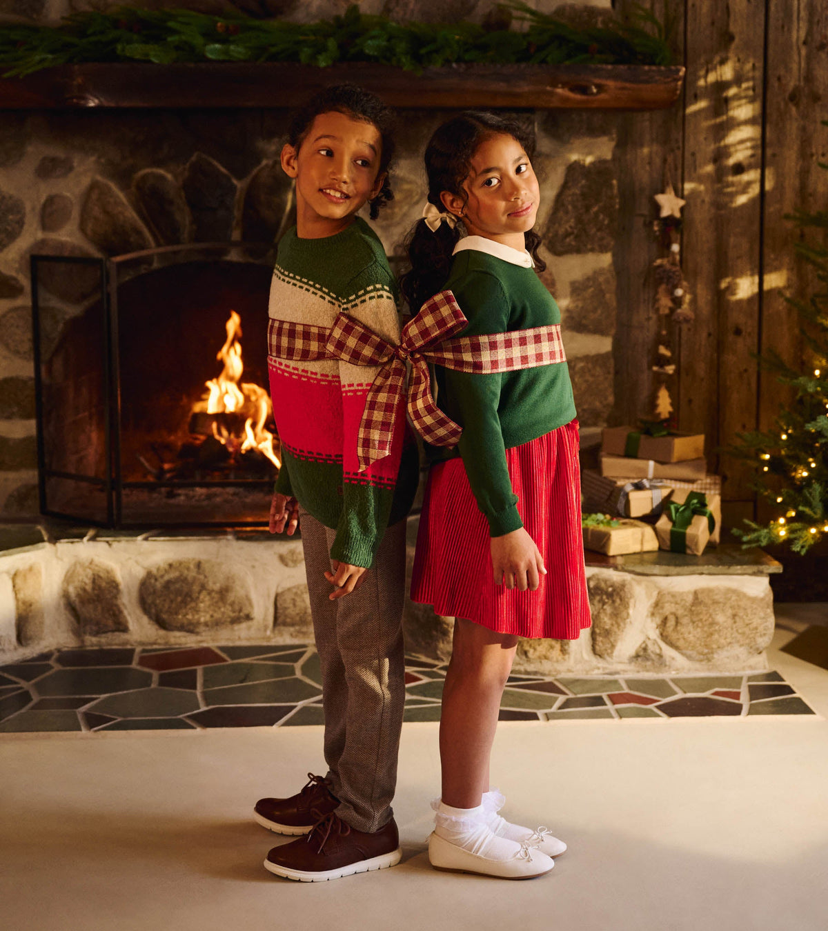 Boys Holiday Combo Crew Neck Sweater - Hatley Boys