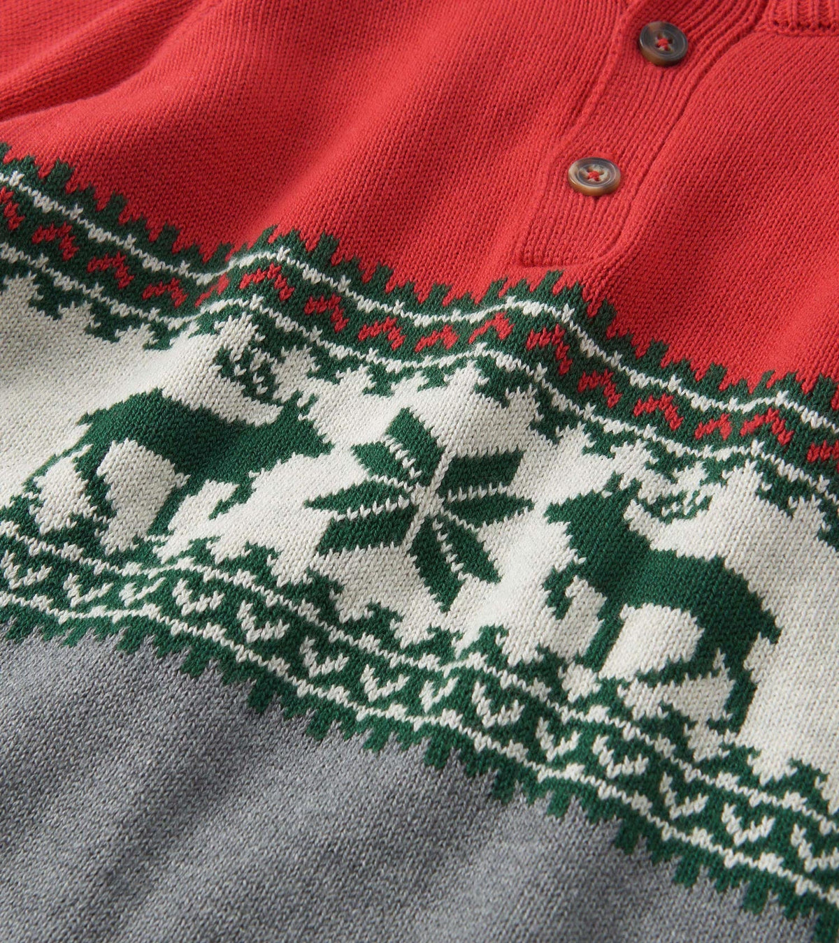 Boys Holiday Elk Mockneck Sweater - Hatley Boys