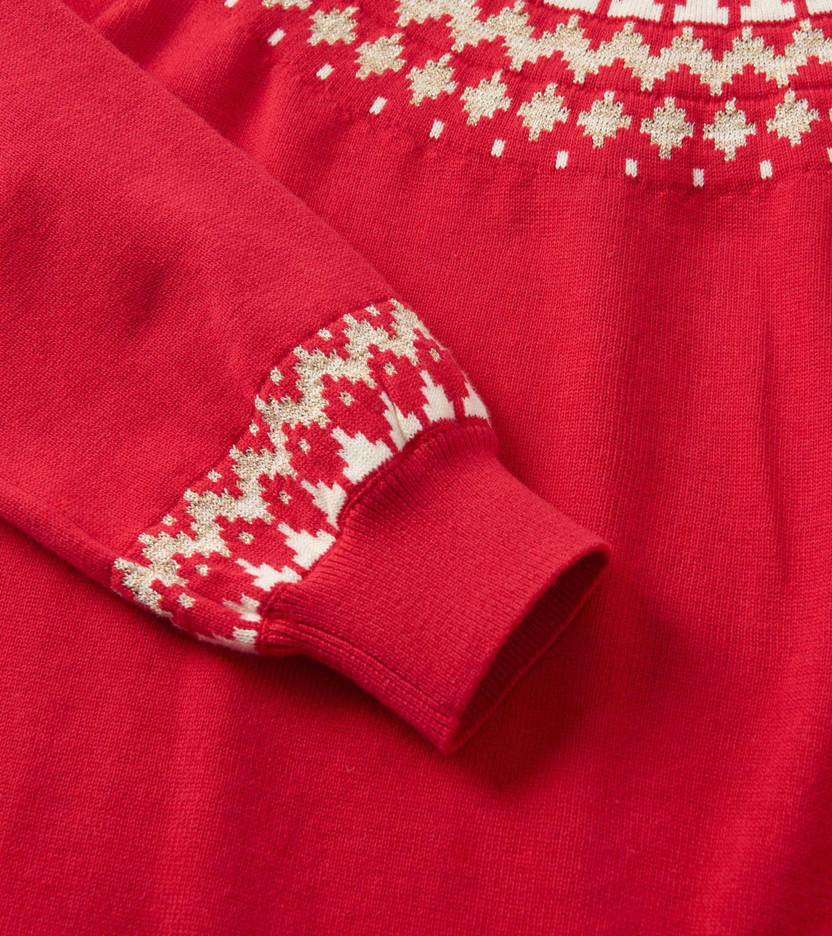 Girls Holiday Fair Isle Swing Sweater Dress - Hatley Girls