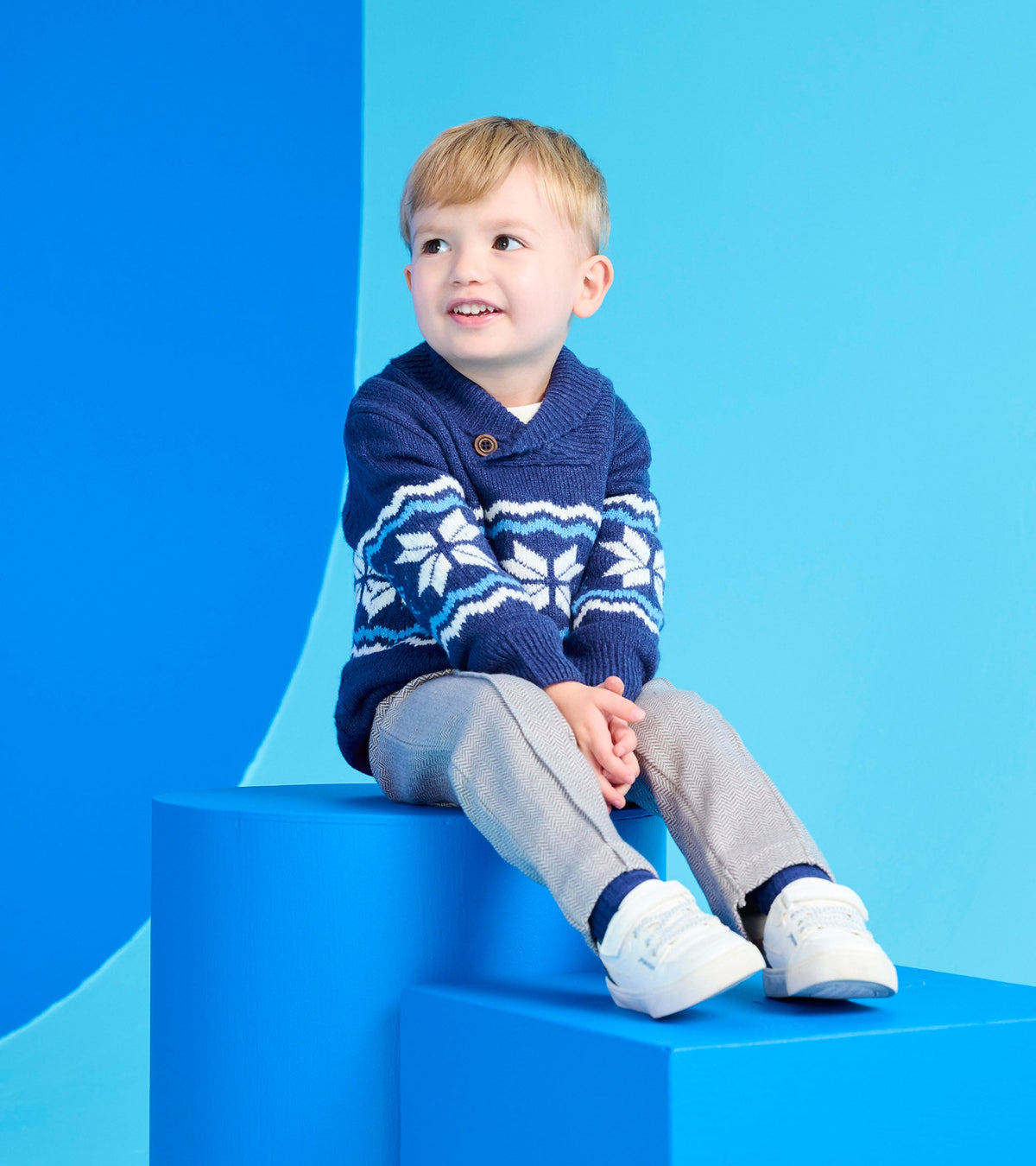 Baby & Toddler Boys Snowflake Pull Over Sweater - Hatley Baby & Toddler
