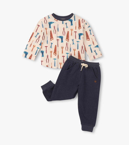 Baby & Toddler Boys Handy Man Graphic Lounge Set - Hatley Baby & Toddler