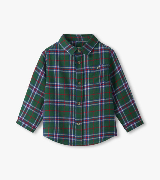 Boys Holiday Plaid Button Down Shirt - Hatley Boys