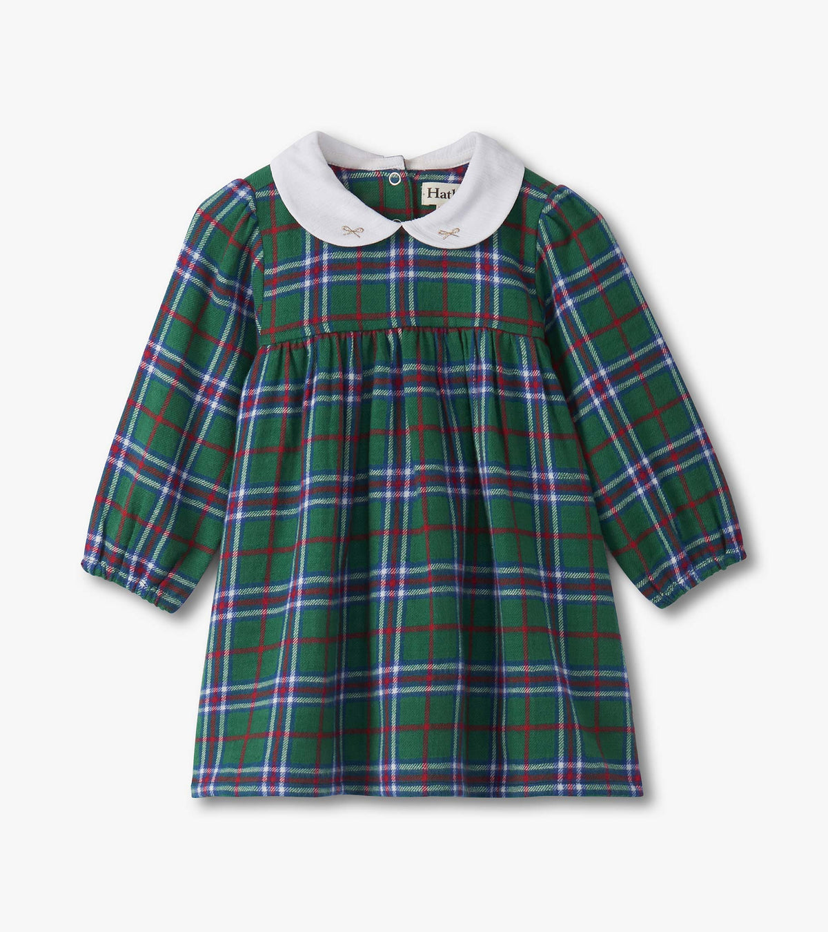 Baby & Toddler Girls Holiday Plaid Puff Sleeve Pinafore - Hatley Baby & Toddler