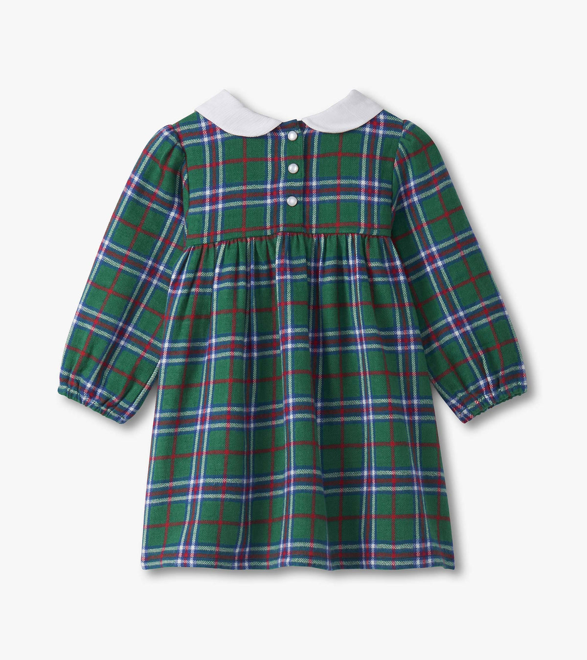 Baby & Toddler Girls Holiday Plaid Puff Sleeve Pinafore - Hatley Baby & Toddler