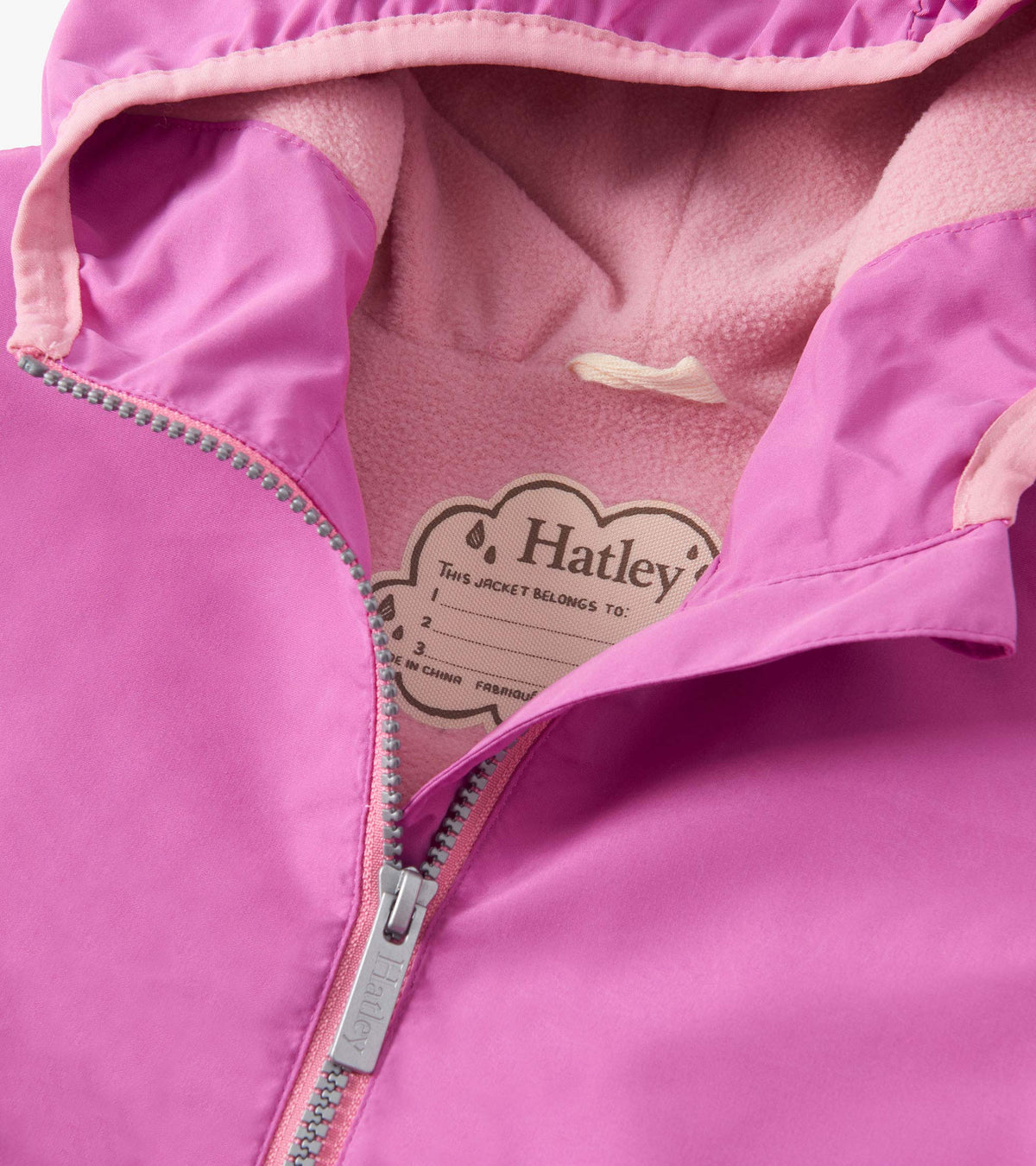 Girls Heart Swans Color Changing Zip-Up Rain Jacket - Hatley Girls