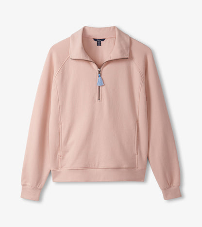 Mock Neck Pullover - Pink - Hatley Women