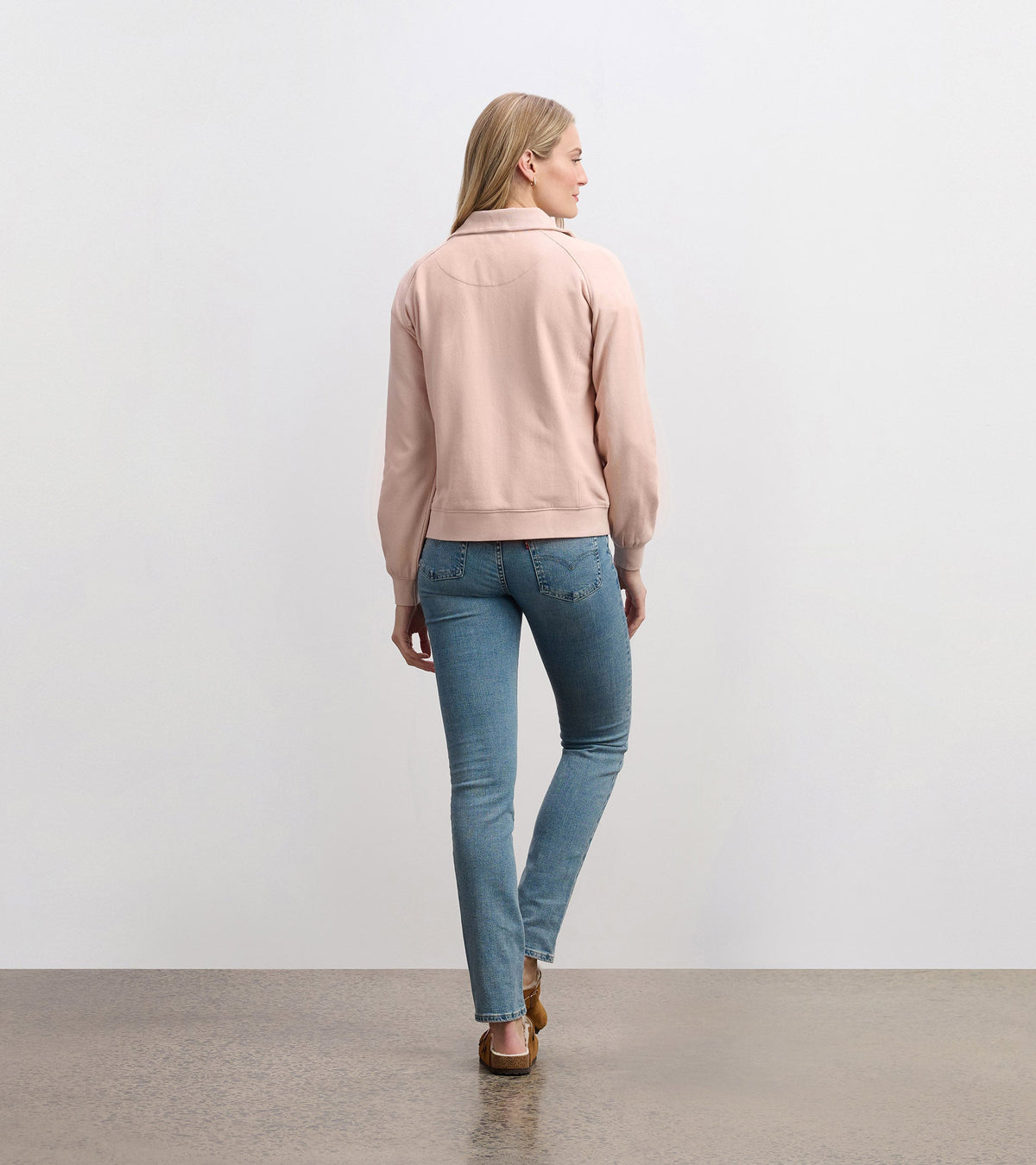 Mock Neck Pullover - Pink - Hatley Women