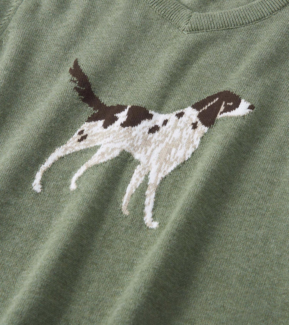 Boys Hunting Dogs V-Neck Sweater - Hatley Boys