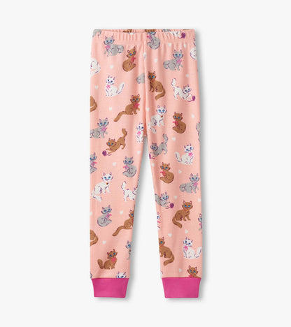 Girls Little Kitties Cotton Pajama Set - Hatley Girls