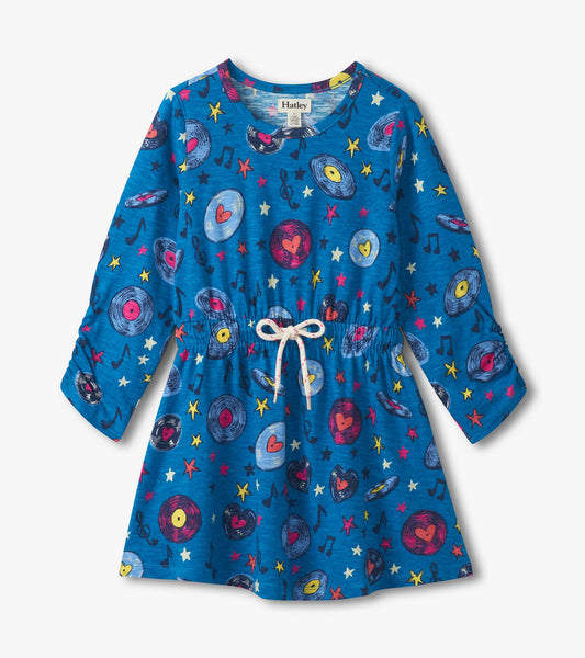 Girls Love of Music Cinched Waist Dress - Hatley Girls