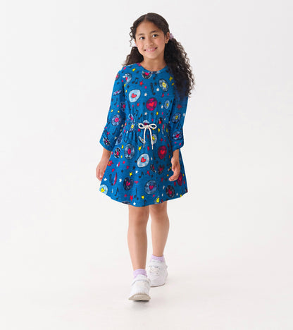 Girls Love of Music Cinched Waist Dress - Hatley Girls