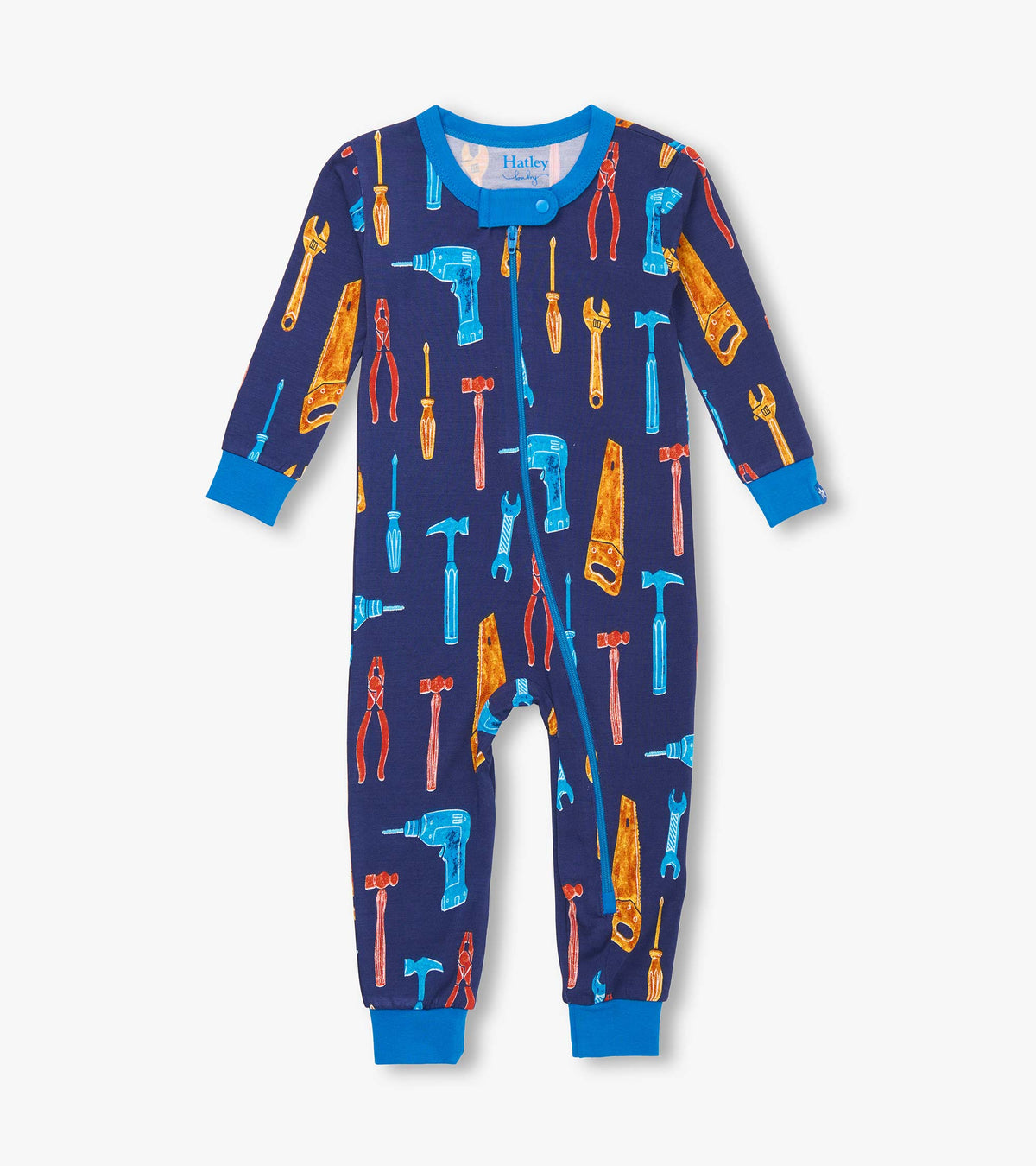 Baby Boys Lots of Tools Bamboo Sleeper - Hatley Baby & Toddler