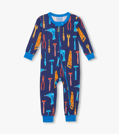 Baby Boys Lots of Tools Bamboo Sleeper - Hatley Baby & Toddler