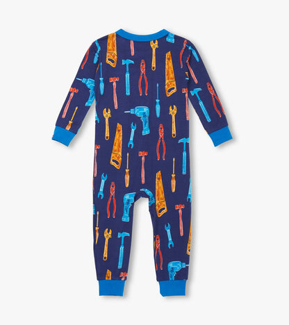 Baby Boys Lots of Tools Bamboo Sleeper - Hatley Baby & Toddler