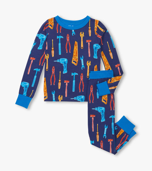Boys Lots of Tools Bamboo Pajama Set - Hatley Boys