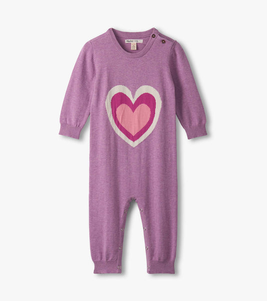 Baby Girls Hearts Sweater Romper - Hatley Baby & Toddler