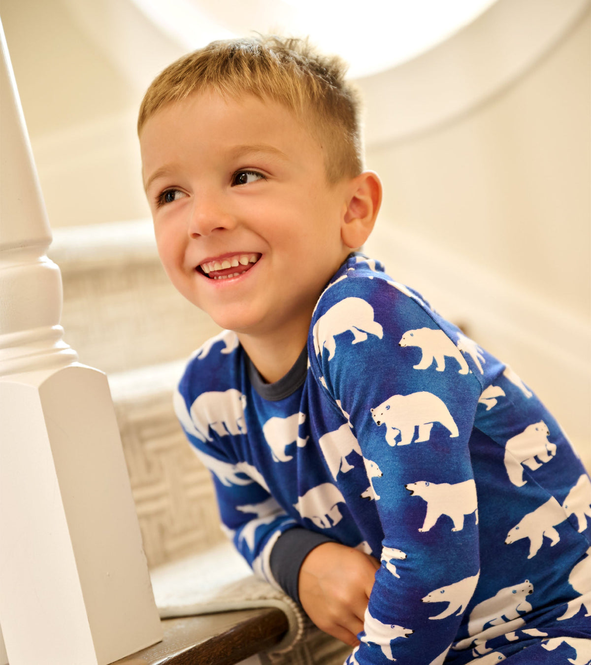 Boys Midnight Polar Bear Pajama Set - Hatley Boys